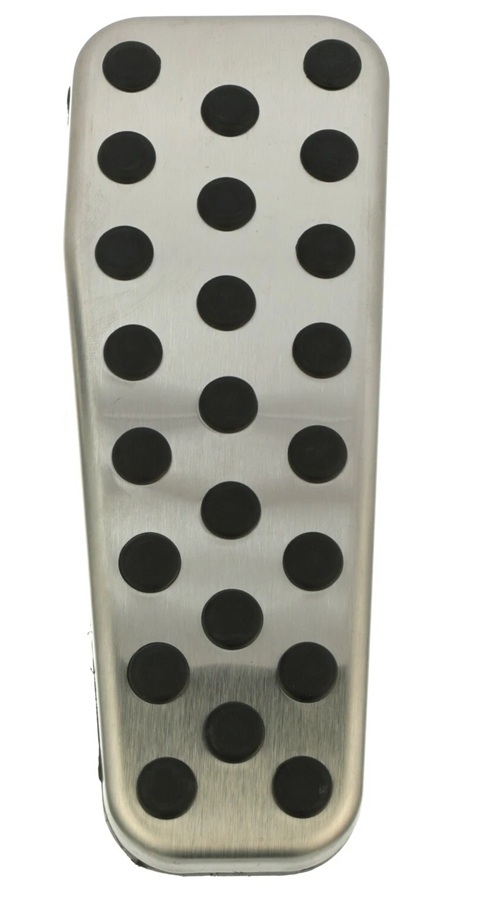 Stainless Gas, Brake, Clutch Pedal Covers 06-23 Challenger 6Spd